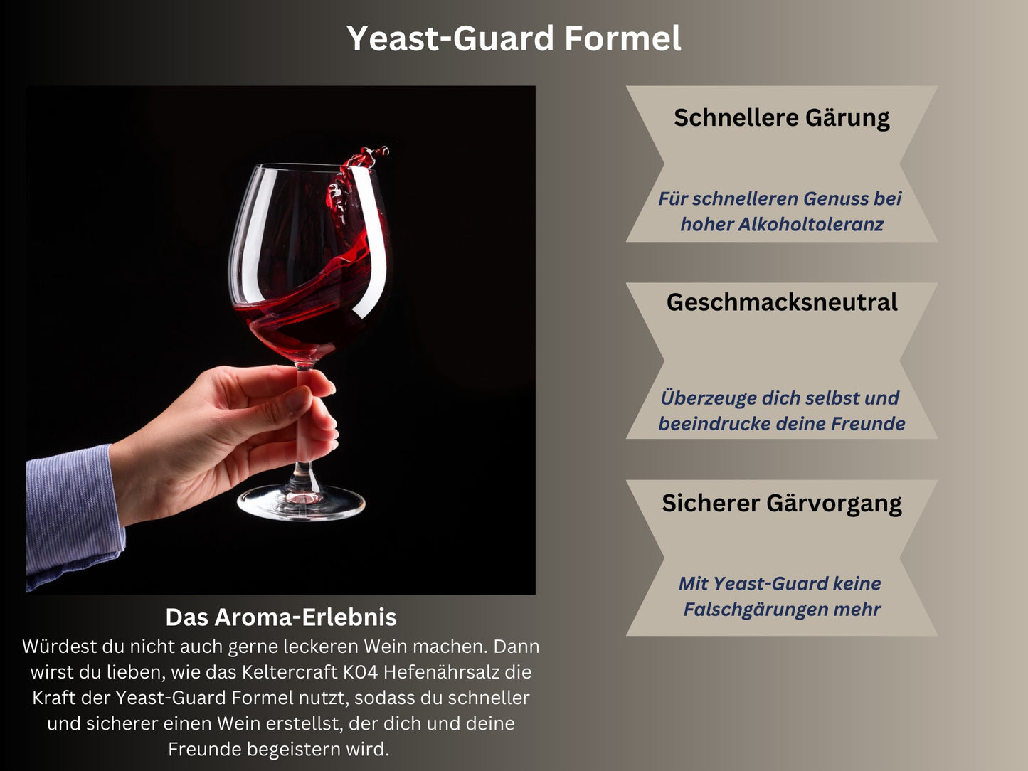 Keltercraft K04 Hefenährsalz [10g: Für 25L Wein/Met/Cider] Gärsalz Hefenahrung DAP mit Vitaminen Nährsalz für Gärung