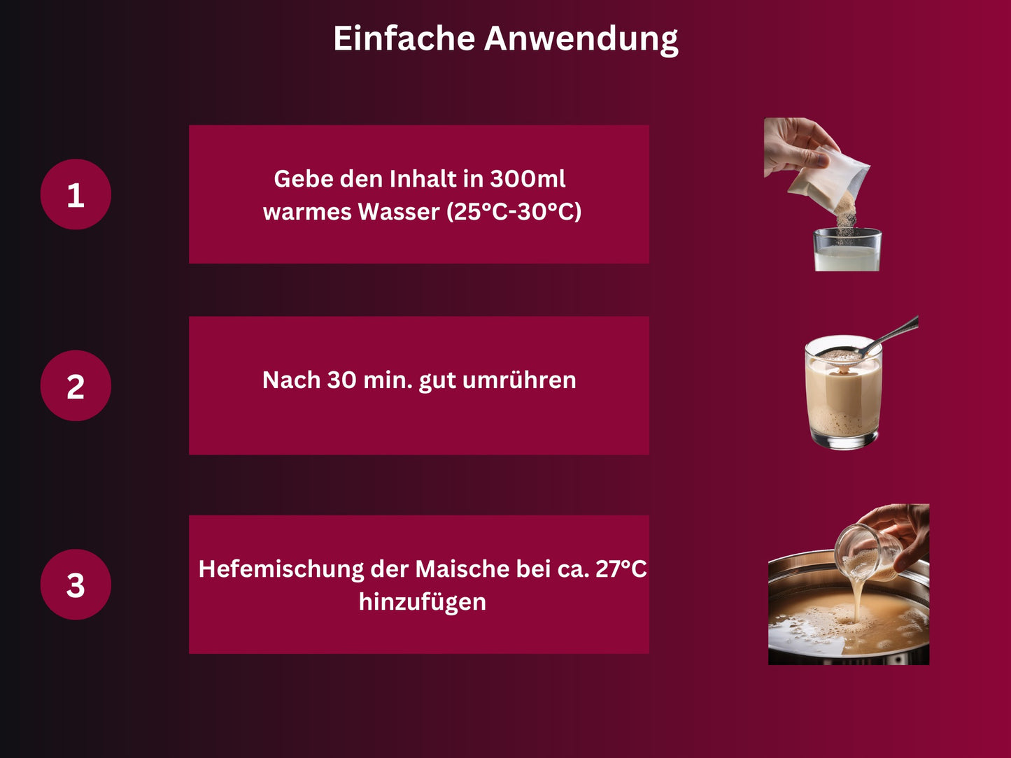 Keltercraft K05 Weinhefe [Für 25L Rotwein] Trockenhefe Nährhefe inkl. Hefenährsalz und Enzyme | Mache deinen eigenen Wein in 7 Tagen!